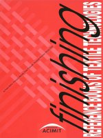 Tài liệu ngành may về Công Nghệ Dệt Hoàn Tất - Reference books of textile technologies finishing
