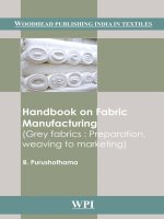 Handbook on fabric manufacturing    grey fabrics    preparation, weaving to marketing