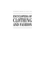 76 encyclopedia of clothing and fashion by valerie steele