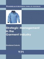 Strategic management in garment industry - tài liệu ngành công nghệ may