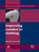 Improving comfort in clothing -Tài liệu ngành may cải thiện sự thoải mái của trang phục