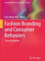 Fashion branding and consumer behaviors scientific models