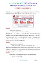 cac bai toan thuc te ung dung tien dien tien nuoc gia cuoc taxi