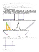 lớp 4 chuyên đề 12 hai đường thẳng vuông góc