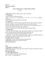 đại số tuần 3