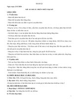 đại số tuần 21