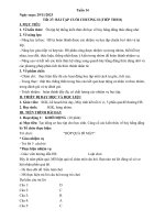 đại số tuần 14