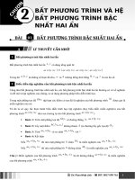 bài 01 dạng 01 nhận diện và tìm nghiệm của bất phương trình bậc nhất hai ẩn gv