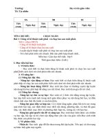 m1 giáo án k9 kỳ 1 cd