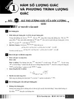 Bài 01_Dạng 01. Lý Thuyết Và Đổi Đơn Vị Giữa Độ Và Rađian. Độ Dài Cung Tròn_Hs.docx