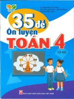 35 Đề TOÁN  4 (Tập 1)
