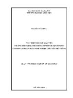 phát triển đội ngũ giáo viên trường trung học phổ thông sốp cộp huyện sốp cộp tỉnh sơn la theo chuẩn nghề nghiệp giáo viên phổ thông