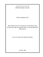 phát triển năng lực giải quyết vấn đề trong việc tổ chức dạy học giá trị lớn nhất và giá trị nhỏ nhất môn toán 12