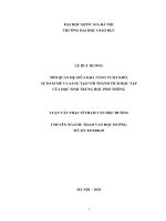 mối quan hệ giữa khả năng vượt khó sự đam mê và sáng tạo với thành tích học tập của học sinh trung học phổ thông