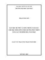 Dạy Học Hệ Thức Lượng Trong Tam Giác Cho Học Sinh Lớp 10 Theo Hướng Phát Triển Năng Lực Mô Hình Hóa Toán Học.pdf