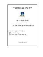 tiểu luận thiết kế web đề tài thiết kế web giới thiệu xe máy honda