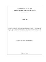Nghiên Cứu Bài Toán Sóng Dẫn Trong Cấu Trúc Đa Lớp Vật Liệu Bằng Phương Pháp Giải Tích Và Tính Toán Số.pdf