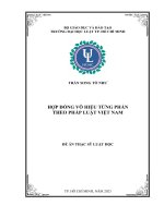Hợp Đồng vô hiệu từng phần theo pháp luật việt nam