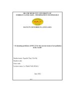 Evaluating Problems Of Pm 2.5 For The Current Status Of Air Pollution In The World.pdf
