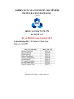 Báo cáo bài tập lớn giải tích 2 Đề tài Đổi biến trong tích phân bội 3