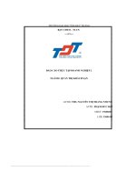 Báo cáo thực tập doanh nghiệp về trung tâm hội nghị white palace