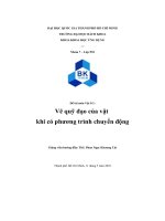 Đề Tài Môn Vật Lí 1 Vẽ Quỹ Đạo Của Vật Khi Có Phương Trình Chuyển Động.pdf