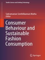 175 consumer behaviour and sustainable fashion consumption