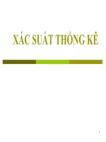 Bài giảng Xác suất thống kê