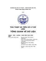 Thu thập và tiền xử lý dữ liệu tổng quan về dữ liệu