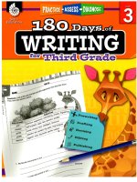 180 days of writing for third grade
