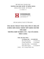 Đồ Án Quản Lý Vật Tư Tồn Kho Ứng Dụng Thuật Toán Sma Tối Ưu Hóa Số Lượng Đơn Hàng .Docx