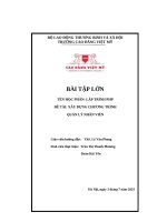 BÀI TẬP LỚN  HỌC PHẦN LẬP TRÌNH PHP ĐỀ TÀI XÂY DỰNG CHƯƠNG TRÌNH QUẢN LÝ NHÂN VIÊN