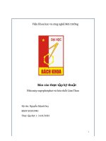 Báo cáo thực tập tại Công ty Supe phốt phát và Hoá chất Lâm Thao
