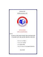 BÀI TẬP NHÓM MÔN LUẬT HIẾN PHÁP 1 ĐỀ TÀI VAI TRÒ CỦA MẶT TRẬN TỔ QUỐC VIỆT NAM TRONG BẦU CỬ ĐẠI BIỂU QUỐC HỘI, ĐẠI BIỂU HỘI ĐỒNG NHÂN DÂN