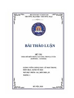 ĐỀ TÀI THEO DÕI BIẾN ĐỘNG GIÁ XĂNG TRONG 6 TUẦN (02/09/2024 – 13/10/2024)
