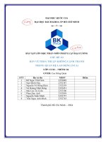 BÀI TẬP LỚN HỌC PHẦN MÔN PHÁP LUẬT ĐẠI CƯƠNG CHỦ ĐỀ  BÀN VỀ THOẢ THUẬN KHÔNG CẠNH TRANH TRONG QUAN HỆ LAO ĐỘNG (NCA)