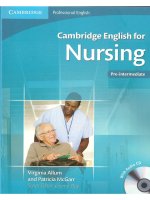 Cambridge english for nursing pre inter
