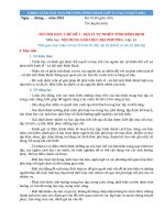 CHỦ ĐỀ 1 ĐỊA LÍ TỰ NHIÊN TỈNH BÌNH ĐỊNH GDĐP LỚP 12