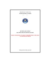 Bài tiểu luận cuối kỳhọc phần phương pháp học Đại họcphạm vi Ảnh hưởng của mạng xã hội Đến hành vi tiêu dùng của giới trẻ tại tphcm