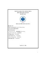 Tiểu luận môn toán cao cấp c1
