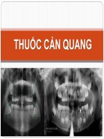 Bài 8 - Hóa Dược 1 - Thuốc Cản Quang