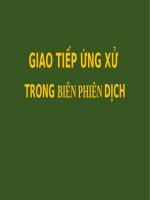 Bài giảng GIAO TIẾP ỨNG XỬ  TRONG BIÊN PHIÊN DỊCH TIẾNG HÀN 