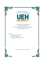 Bài tiểu luận kết thúc học phần môn khoa học dữ liệu Đề tài dự Đoán kết quả học tập của sinh viên