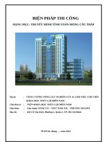 Biện Pháp Thi Công Hạng Mục Thuyết Minh Tính Toán Móng Cẩu Tháp Dự Án  Tăng Cường Năng Lực Nghiên Cứu & Làm Việc Cho Viện Khoa Học Thủy Lợi Miền Nam