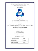 Bài Tập Lớn Kỹ Thuật Điều Khiển Tự Động Đề Tài Điều Khiển Nhiệt Độ Của Máy In 3D Fdm Bằng Hệ Thống Điều Khiển Pid