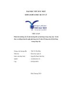Phân tích những yếu tố Ảnh hưởng Đến sự hài lòng trong công việc  từ Đó Đưa ra những khuyến nghị phù hợp cho tổ chức Để tăng mức Độ hài lòng trong công việc