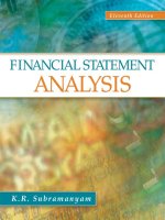 Financial Statement Analysis 11th edition