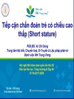 Tiếp cận chẩn Đoán chiểu cao thấp 31 10 2024