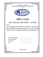 Làm rõ những quan Điểm, nguyên tắc xây dựng llvt nhân dân việt nam trong thời kỳ mới