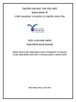 Đàm phán kinh doanh    phân tích cuộc Đàm phán giữa vingroup và masan, cuộc Đàm phán giữa fpt và intellinet consulting